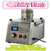 Silver Fairy Floss Machine - HIGH OUTPUT with 400 Starter kit and Bubble