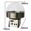 Silver Fairy Floss Machine - HIGH OUTPUT with 400 Starter kit and Bubble