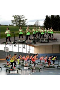 Mini Trampoline 1360mm Rebounder Cardio Fitness Exercise Indoor Trainer 3 colours