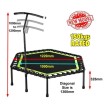 Mini Trampoline 1360mm Rebounder Cardio Fitness Exercise Indoor Trainer 3 colours