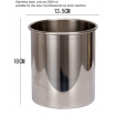 Ice Block Mold for Ice Shavers 2x canisters and 2x lids